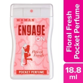 Engage On Floral Fresh Perfume For Women, Fruity & Floral, Skin Friendly, 18Ml