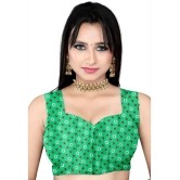 LEELAVATI - Light Green Crepe Saree With Blouse Piece ( Pack of 1 ) - Light Green