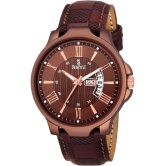 Swisstyle Brown Leather Analog Mens Watch