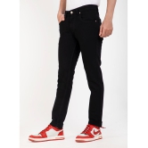 HJ HASASI - Black Cotton Regular Fit Men's Jeans ( Pack of 1 ) - None