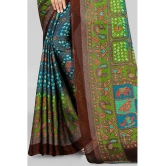 LEELAVATI - Multicolor Chiffon Saree With Blouse Piece ( Pack of 1 ) - Multicolor