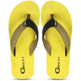 G Best Yellow Mens Thong Flip Flop - None