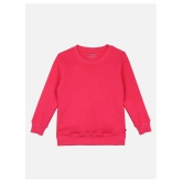 Proteens Girls Solid Fuchsia Round Neck Sweatshirt - None