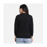 CHOZI Fleece Womens Non Hooded Sweatshirt ( Black ) - None