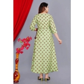 SIPET - Mint Green Rayon Womens Flared Kurti ( Pack of 1 ) - None