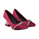 Shoetopia - Red Women''s Pumps Heels - None