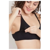 Clovia Black Cotton Bra - 34D