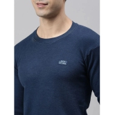 Pack of 2 Lux Cottswool - Blue Cotton Blend Mens Thermal Tops - None