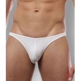 Bruchi Club - White Viscose Men's Bikini ( Pack of 1 ) - M