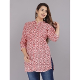 JC4U - Peach Cotton Women''s Ethnic Tunic ( Pack of 1 ) - None