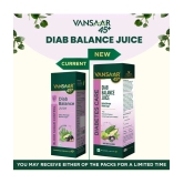 Vansaar 45+ Diab Balance Juice with 14 Clinically Proven Herbs for Effective Diabetic Care 1L Each