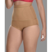 Madam - Beige Spandex Womens Shaper Brief ( Pack of 1 ) - None