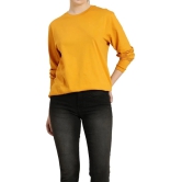 PPTHEFASHIONHUB - Mustard Cotton Blend Loose Fit Womens T-Shirt ( Pack of 1 ) - None