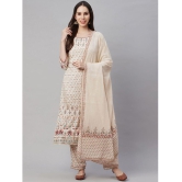 AMIRA''S INDIAN ETHNICWEAR - Beige A-line Polyester Women''s Stitched Salwar Suit ( Pack of 1 ) - None