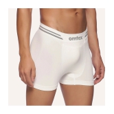 Omtex Nylon Mens Trunks ( White ) - None