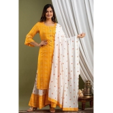 Lee Moda - Yellow Straight Rayon Womens Stitched Salwar Suit ( Pack of 1 ) - S