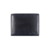 Vital King Men Trendy Black Genuine Leather RFID Wallet  (13 Card Slots)