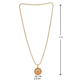 Jewar Mandi - Golden Pendant ( Pack of 1 ) - Golden