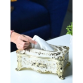 White Classic Tissue Box - Rectangle Shape