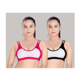 haya fashion Multicolor Cotton Non Padded Womens Everyday Bra ( Pack of 2 ) - None