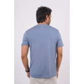 Men's Denim Blue  Pima Cotton Crew Neck