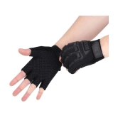 ZAYSOO Black Nylon Mens Biker Gloves ( Pack of 1 ) - Black