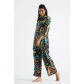 Label Flavia Multi Color Printed Pant Top Set - None