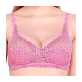 Kiran Enterprises Blue,Pink Net Non Padded Womens Everyday Bra ( Pack of 2 ) - None