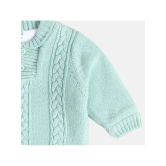 Miniklub Baby Boys Collar Full Sleeve Knit Sweater (Mint Green Color) - None