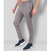 Zeffit - Grey Cotton Blend Mens Trackpants ( Pack of 1 ) - L