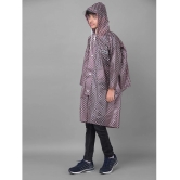 Dollar Rainguard Kids PVC Full Sleeve Solid Raincoat With Adjustable Hood and Pocket - None