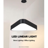 Hdc LED Solid Triangular Office Led Pendant Hanging Lamp