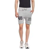 Rodamo  Men Grey Slim Fit Shorts