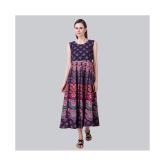 Rangun Cotton Multi Color A- line Dress - S-XL