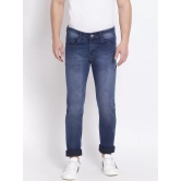 Men Skinny Mid Rise Blue Jeans