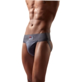 Omtex Grey Gym Supports Gym Accessories/ Gym Essentials - L