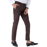 SREY - Coffee Polycotton Slim - Fit Men's Trousers ( Pack of 2 ) - None