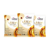 Qraa Ubtan Facepack For Glowing Skin,Acne,Pimples,Detan,& Brightening|Pack Of 3|150G