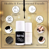 BANETION Zen-g New generation Makeup - Mini Nail Kit - Bestie - 30ml (Set of 4) | Glossy Nail Polish Set | Long Lasting & High Gloss Effect | Chip Resistant Nail Paints | Cruelty-free & Vegan