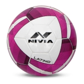 Nivia Pink PU Football ( Pack of 1 ) - 4