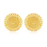 Vighnaharta Elegant Twinkling Beautiful Gold Plated Screw back Jumbo Studs Earring for Women and Girls   [VFJ1618ERG ] - Golden