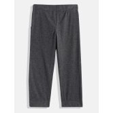 Girls Solid Cotton Track Pants