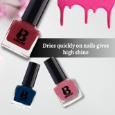 BANETION Nail Polish Non UV - Gel Finish Chip Resistant Seaweed Enriched Formula Long LastingCruelty and Toxic Free (9ml)