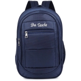 Da Tasche Navy Blue Polyester Backpack For Kids