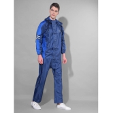 Dollar Blue Polyester Mens Rain Suit ( Pack of 1 ) - L