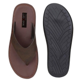 Leeport Brown Flip Flops - 7