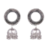 Samridhi DC Silver Jhumki Earrings ( Pack of 1 ) - Silver