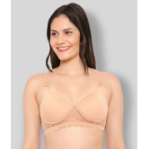 KYODO - Beige Cotton Lightly Padded Womens Everyday Bra ( Pack of 1 ) - 36B