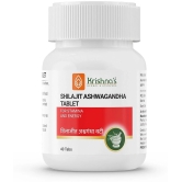 Krishnas Shilajit Ashwagandha Tablet - 40 Tab