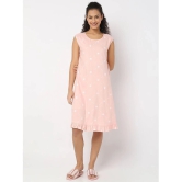 Smarty Pants - Peach Cotton Womens Nightwear Night Dress ( Pack of 1 ) - None